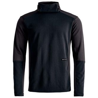Ortovox Fleece Cord Hoodie Fleecepullover f&uuml;r Herren | schwarz