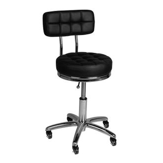 OEM Taburete Cosm&eacute;tico Negro Am-877