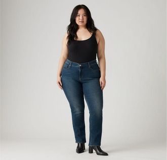 Levi's 314 Shaping Straight Jeans (Plus Size) - Womens - 14L - Blue