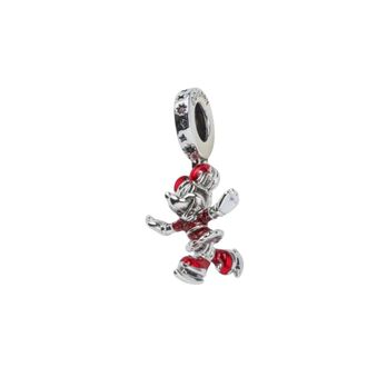 Pandora Minnie Mouse Schaatsen Dangle Bedel - Dames - Accessoires - Grijs - Maat: ONE Size