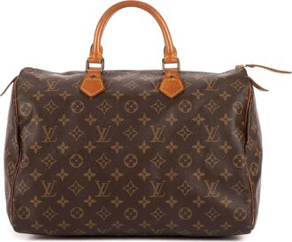 Louis Vuitton Pre-owned Womens Speedy 35 Handbag - Brown - One Size
