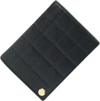 Chanel Pre-owned Wallets, female, Black, Size: ONE SIZE Pre-owned Card Case