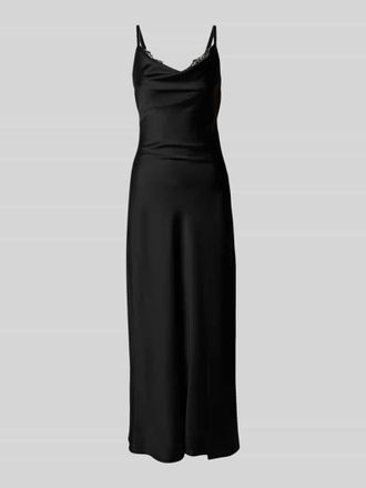 Guess Maxikleid mit Spitzenbesatz Modell ADLE in BLACK, Gr&ouml;&szlig;e XS