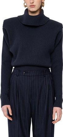 Ronny Kobo Wool-Blend Camilla Knit Top
