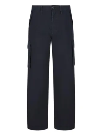 Burberry Navy Blue Cargo Trousers