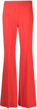 Moschino pressed-crease flared trousers - women - Acetate/Viscose - 40