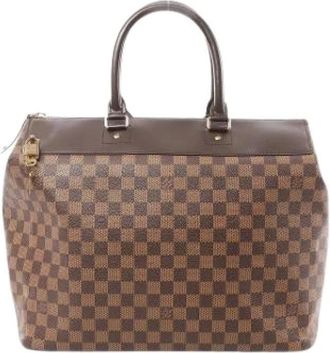 Louis Vuitton Vintage, unisex, Bruin, ONE Size, Leer, Pre-owned Greenwich PM