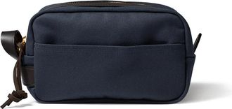 Filson Stijlvolle Reistoilettas - Heren - Toilettassen - Blauw - ONE Size - Leer - Tassen