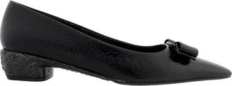 Ferragamo Ferragamo Riace Vara Bow Pumps, Size 7 C