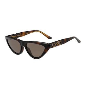 Jimmy Choo London Sunglasses, female, Brown, 55 MM, Sparks Sunglasses