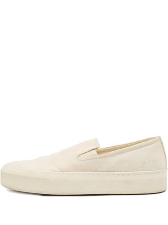 Common Projects platform slip-on sneakers - women - Rubber/Leather/Canvas - 36 - White
