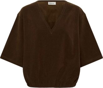 MY ESSENTIAL WARDROBE T-shirt - Dames - T-shirts - Bruin - M - Tops
