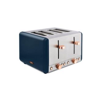 Tower Cavaletto Toaster 4 Slice Midnight Blue - Tower