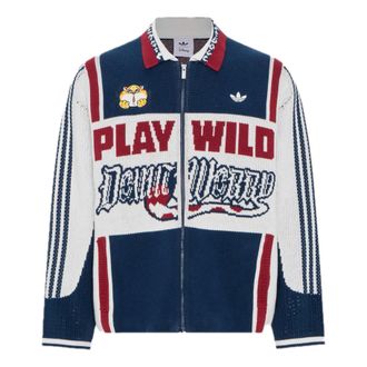 adidas Wild Sweater Asia Sizing Off White Navy KX4896