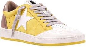 Shushop Paz Low Top Sneaker in Yellow Suede at Nordstrom Rack, Size 7.5