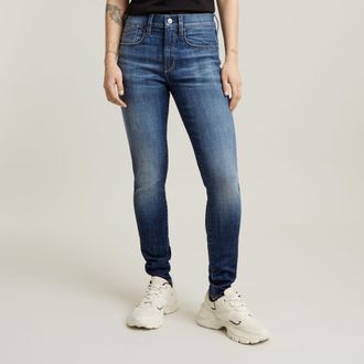 G-Star Lhana Skinny Jeans - Midden blauw - Dames