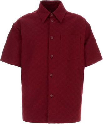 Gucci Red GG Cotton Shirt