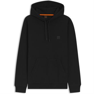 HUGO BOSS Heren Wetalk Pullover Hoodie (Jet Zwart)