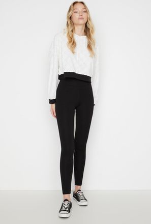 Trendyol Vrouwen Lang Hoge taille mager Panty