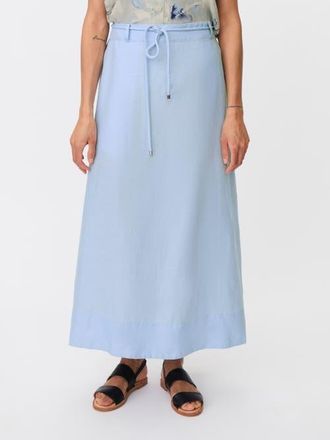 Masai Masolenith Linen Maxi Skirt in Skyway at Nordstrom, Size Xx-Large