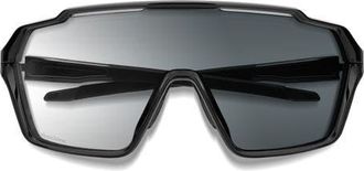 Smith Shift MAG 136mm Shield Sunglasses in Black /Clear at Nordstrom