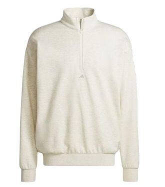 adidas Basketball Half-Zip Sweatshirt Asia Sizing White IW1625