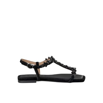 Alma En Pena Flat Sandals, female, Black, 5 UK, Multicoloured beaded sandal