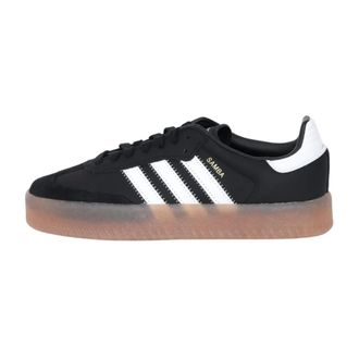 adidas Zwarte Sambae Sneakers voor Vrouwen - Dames - Sneakers - Zwart - 36 2/3 EU - Leer - Schoenen