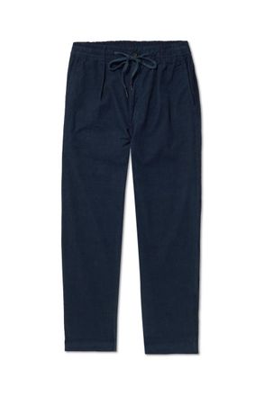 Polo Ralph Lauren Pleated Tapered Stretch Cotton-Corduroy Drawstring Trousers