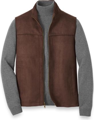 Paul Fredrick Microsuede Vest