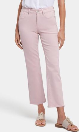 NYDJ Marilyn Straight Leg Ankle Jeans in Pale Mauve at Nordstrom, Size 12