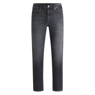 HUGO BOSS Jeans, Heren, Grijs, W31 L34, Katoen, Slim-fit Jeans