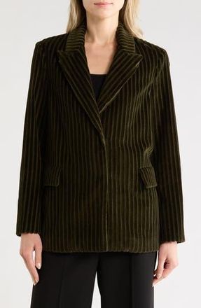 Longchamp Peak Lapel Corduroy Jacket in Khaki at Nordstrom Rack, Size 10 Us / 42 Fr