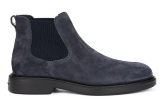 Hogan Leather Chelsea Chelsea Boot - Navy