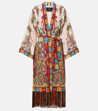 Etro Paisley silk kaftan