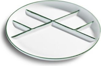 Gmundner Keramik Ceramica Gmundner Bordo verde, piatto da fonduta