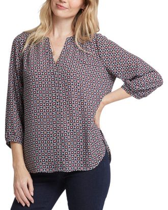 NYDJ Pintuck Blouse