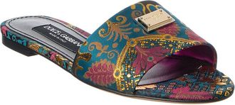 Dolce & Gabbana Dg Jacquard Canvas Flat