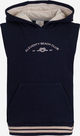 Eleventy Boys Sleeveless Beach Club Hoodie in Navy - Blue - Size 12Y