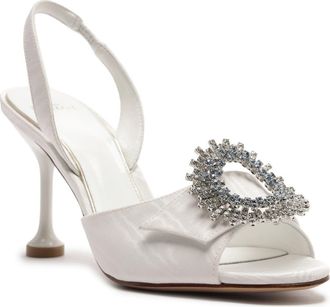 Alexandre Birman Easy Madelina Slingback Sandal in Ivory at Nordstrom, Size 8