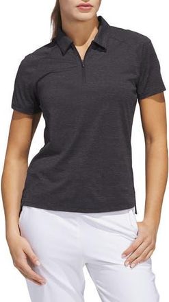 adidas Ultimate365 Twistknit Polo Shirt in Black/Grefou at Nordstrom Rack, Size X-Small