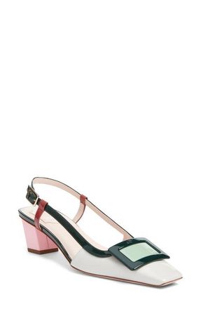 Roger Vivier Belle Vivier Slingback Pump in Light Pastel at Nordstrom, Size 8.5Us