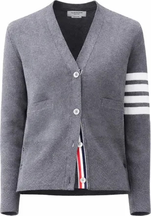 Thom Browne Strickjacke mit V-Ausschnitt