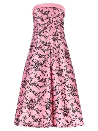 Alberta Ferretti Multicolor Polyester Midi Womens Dress