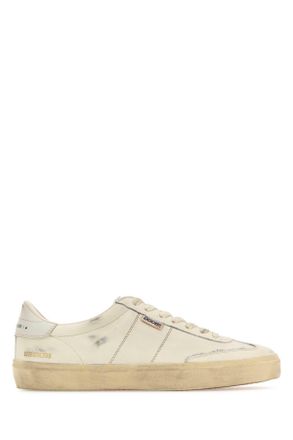 Golden Goose Deluxe Brand White Leather Soul Star Sneakers