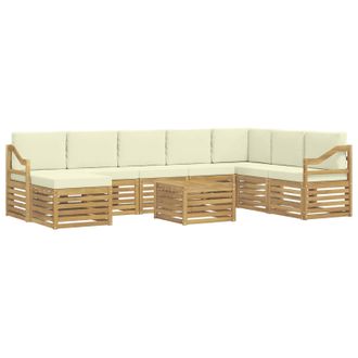 vidaXL Juegos De Sof&aacute;s Madera De Acacia S&oacute;lida Vidaxl