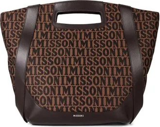 Missoni Logo Tote Shopping Bag