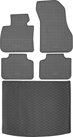 OEM Bmw Serie 2 F45 Minivan (active Tourer) De Septiembre De 2014 A Octubre De 2021. Juego De Alfombrillas De Goma Para Coche Y Alfombrilla Para Maletero
