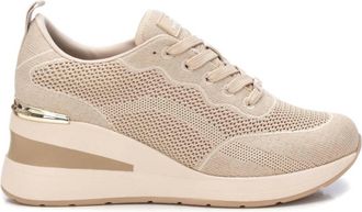 Xti Womens Trainer Sneakers In Beige