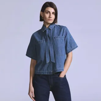 Levi's Everyday Blues Shirt - Womens - XS - Blue